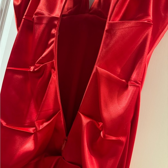 Red cocktail dress. Bought at boutique. - Picture 7 of 7